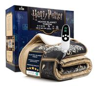 Harry Potter Manta Electrica 130x160cm, Manta Invierno Sherpa, 9 Niveles de Calor, Temporizador 12h y Protección contra Sobrecalentamiento (Multi Harry Potter, Throw EU)