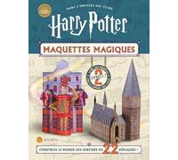 Harry Potter Maquettes magiques: Construis le monde des sorciers en 22 modèles ! (Harry Potter, les livres d'act)