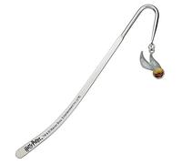 Harry Potter Marcador con Dorado Snitch Charm Colgante 14cm Plateado Plata