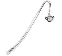 Harry Potter Marcapáginas con búho Hedwig Chibi Charm Colgante 14 cm bañado en Plata, HPBM087