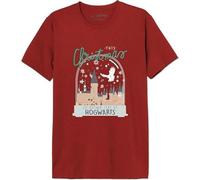 Harry Potter MEHAPOMTS412 T-Shirt, Rojo, XL Hombre, Rojo, XL