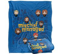 Harry Potter Mischief Managed Chibis Manta súper Suave con Tacto Sedoso - 152 x 127 cm