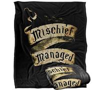 Harry Potter Mischief Managed Manta súper Suave con Tacto Sedoso - 152 x 127 cm