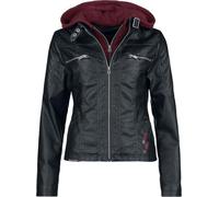 Harry Potter Mischief Managed Mujer Chaqueta imitación cuero Negro M