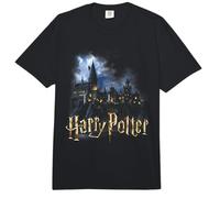 Harry Potter Moon Over Hogwarts Comfort Colors Adult Heavyweight T-Shirt