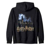 Harry Potter Moon Over Hogwarts Sudadera con Capucha