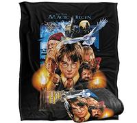 Harry Potter Movie Poster Officially Licensed Silky Touch Super Soft Throw Blanket 152 x 127 cm