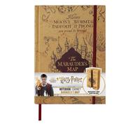 Cinereplicas Harry Potter - Cuaderno con mapa del Merodeador plegable - Licencia Oficial