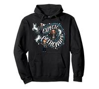 Harry Potter Nuevo Diseño 2025 Expect Patronum Sudadera con Capucha, Unisex para Adultos, Negro, L