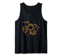 Harry Potter Nuevo Diseño 2025 Quidditch Gold Snitch Camiseta sin Mangas