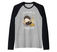 Harry Potter On My Way To Hogwarts Camiseta Manga Raglan