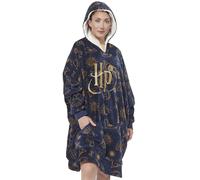 Harry Potter Oversize Cozy Hoodie for Women - Oversized Women Cosy Sweater Fluffy Blanket Sweater Azul