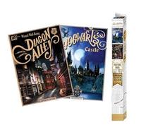 Harry Potter - Pack de 2 pósteres retro Hogwarts y Diagon