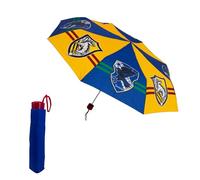 Harry Potter Paraguas Plegable Compacto, Paraguas para Niño, Estructura Alta Resistencia, Hogwarts Paraguas Clasico Ravenclaw y Hufflepuff