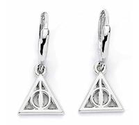 Harry Potter Pendientes Huggy de las Reliquias de la Muerte, talla única, Aleación de zinc: 93% zinc, 3% cobre y 4% aluminio, Sin piedra preciosa