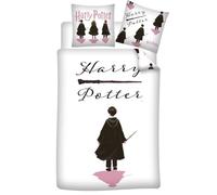 Aymax Harry Potter - Juego de cama reversible (140 x 200 cm, funda de almohada de 65 x 65 cm, polialgodón)