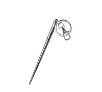 HARRY POTTER Pewter Key Ring: Hermione's Wand