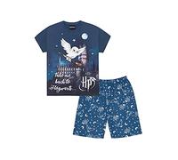 Harry Potter Pijama corto para mujer Hedwig Take Me Back to Hogwarts, azul, 38-40