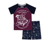 Harry Potter Pijamas de Manga Corta para Niñas Hogwarts Azul 8-9 Años