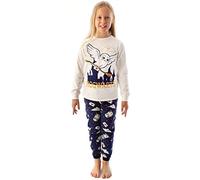 Harry Potter Pijamas Girls Hedwig Manga Larga Camiseta y Pantalones de vellones 9-10 años