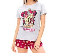 HARRY POTTER Pijamas para Mujer Hogwarts Gris Large