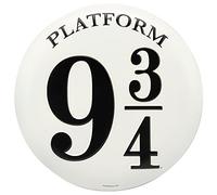 Harry Potter Platform 9 3/4 - Letrero de metal en relieve, letrero vintage de Harry Potter para dormitorio o sala de cine