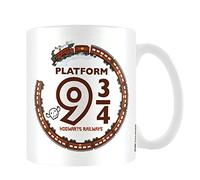Harry Potter Kawaii Platform 9 3/4 Ceramic Mug Taza, Multicolor, 315 ml