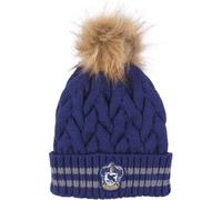 HARRY POTTER Pom-Pom Ravenclaw - Gorro de Punto, Color Azul, Ravenclaw - Azul, Talla única