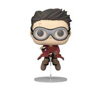 Harry Potter Pop Figure in Vinile Harry con Scopa da Quidditch 9 Cm Funko