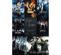 Harry Potter Póster Collector 's Edition 2001 - 2011 (61 cm x 91,5 cm) + Blanca Paquete de regalo. Varios enkfe rtig.