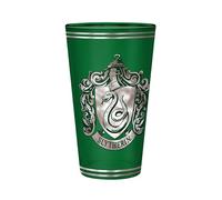 ABYSTYLE Harry Potter Vidrio Slytherin 400 ml | Vidrio Harry Potter | Vaso de agua | Vaso de jugo | Mercancías Harry Potter | Regalos de Harry Potter
