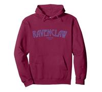 Harry Potter Ravenclaw Sudadera con Capucha, Unisex para Adultos, Granate, M
