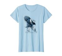 Harry Potter Ravenclaw Watercolour R Camiseta, Mujer, Azul Bebé, XS