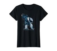 Harry Potter Ravenclaw Watercolour R Camiseta, Mujer, Negro, M