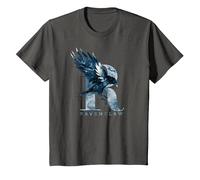 Harry Potter Ravenclaw Watercolour R Camiseta, Niños, Asfalto, 10 años
