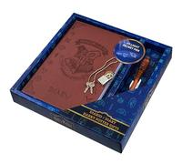 Harry Potter Regalos Originales Set Diario Secreto con Boligrafos de Tinta Invisible para Niños y Fanáticos Kit de Papeleria Material Escolar (Bolígrafo UV Marrón)