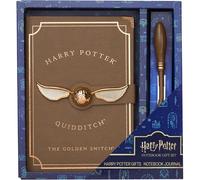 Harry Potter Regalos Originales Set Libreta A5 con Boligrafos Varita para Niños, Adolescentes y Fanáticos Kit de Papeleria Material Escolar Oficina (Bolígrafo Varita Marrón)