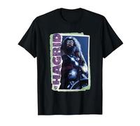 Harry Potter Rubeus Hagrid Photo Collage Camiseta, Hombre, Negro, 3XL