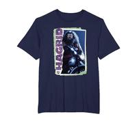 Harry Potter Rubeus Hagrid Photo Collage Camiseta, Hombre Tallas Grandes, Azul Marino, 3X Alto