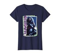 Harry Potter Rubeus Hagrid Photo Collage Camiseta, Mujer, Azul Marino, L