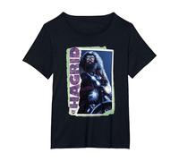 Harry Potter Rubeus Hagrid Photo Collage Camiseta, Mujer Tallas Grandes, Negro, 2XL Grande