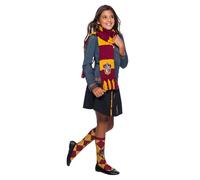Harry Potter Rubies Bufanda Gryffindor para mujer, hombre, niño y niña, Talla única, Multicolor con emblema Gryffindor, Oficial regalar, cumpleaños, navidad, carnaval y halloween
