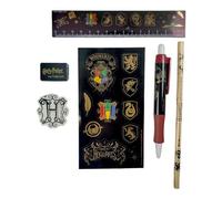 Harry Potter Set de papelería, Set de Regalo de 6 Piezas para Todo Fan de Hogwarts, Colegio o el Escritorio de casa