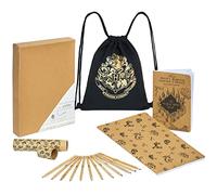 Harry Potter Set Papelería Sostenible con Cuadernos Papel Reciclado y Lápices Colores