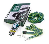 Harry Potter Slytherin Casa Estaño Regalo Set Con Cordón, Joyería y Mucho Más