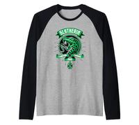 Harry Potter Slytherin Character Traits Patch Camiseta Manga Raglan