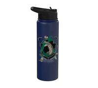 Harry Potter Slytherin Magicial Mischief Level Up Crest Stainless Steel Insulated Water Bottle