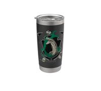 Harry Potter Slytherin Magicial Mischief Level Up Crest Vaso térmico de acero inoxidable de doble pared