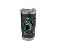 Harry Potter Slytherin Magicial Mischief Level Up Crest Vaso térmico de acero inoxidable de doble pared
