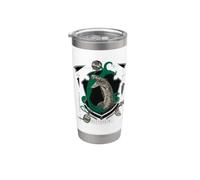 Harry Potter Slytherin Magicial Mischief Level Up Crest Vaso térmico de acero inoxidable de doble pared